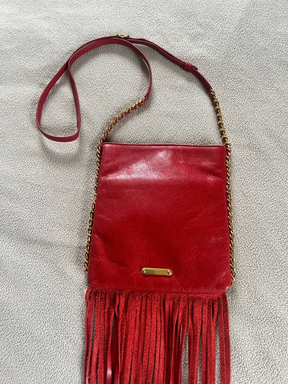 Rebecca Minkoff Carly North South Fringe Crossbody - Picture 3 of 11